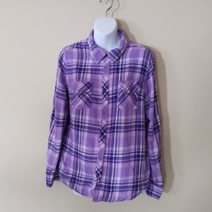 Arizona Jean's Purple Flannel shirt